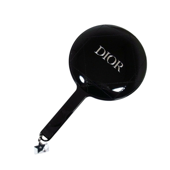 Rare Dior Parfums Cannage Handheld Mirror! Full Inclusion - Picture 2 of 10